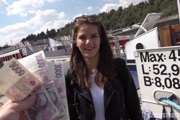 Public agent Czech girl take penis for money daftsex POV 